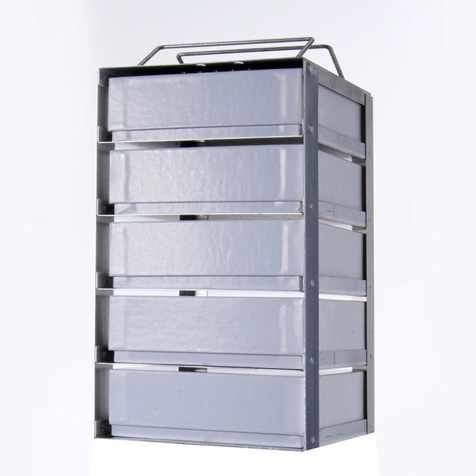 5-2AL - 5-2 Aluminum Vertical Chest Freezer Racks