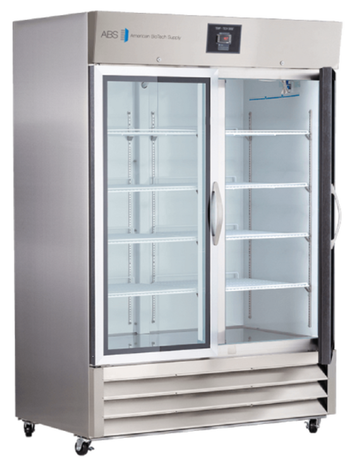 American Biotech Supply - ABT-HC-SSP-49G - 49 Cu. Ft. Glass Door Stainless Steel Refrigerator