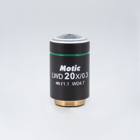 Motic Instruments - 1101001703251 - CCIS LWD PL Plan Achromatic Objective 20X/0.3