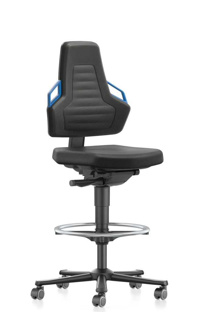 Bimos - 20025414 - Nexxit Stool 9031E, Bench-to-Counter Height, with Foot Ring, Armless