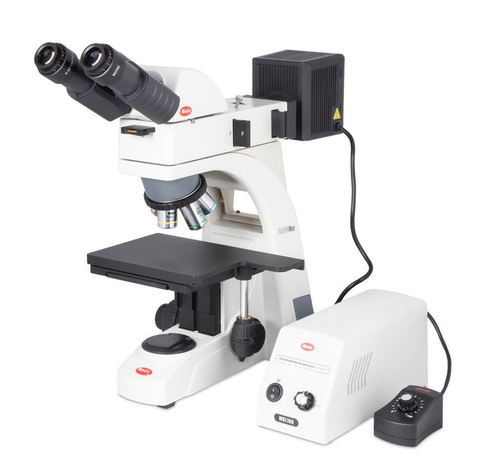 Motic Instruments - 1100100402494 - BA310Met Trinocular Upright Industrial Microscopes (Erect Image)