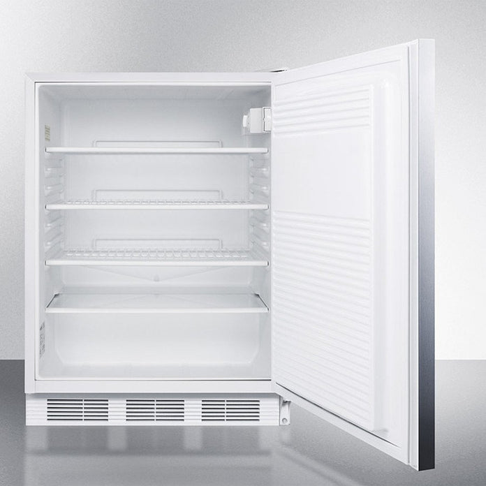 Accucold - FF7LWBISSHHADALHD - 24" Wide Built-In All-Refrigerator, ADA Compliant, Left Hand Door