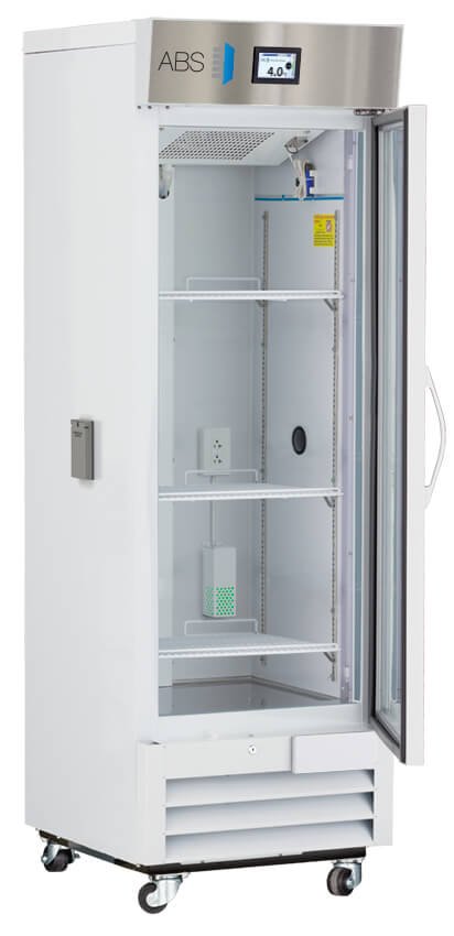 American Biotech Supply - ABT-HC-CP-16-TS - 16 Cu. Ft. TempLog Premier Glass Door Chromatography Refrigerator