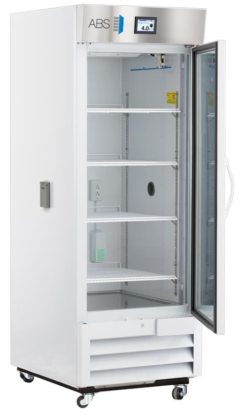 American Biotech Supply - ABT-HC-CP-26-TS - 26 Cu. Ft. Capacity TempLog Premier Glass Door Chromatography Refrigerator