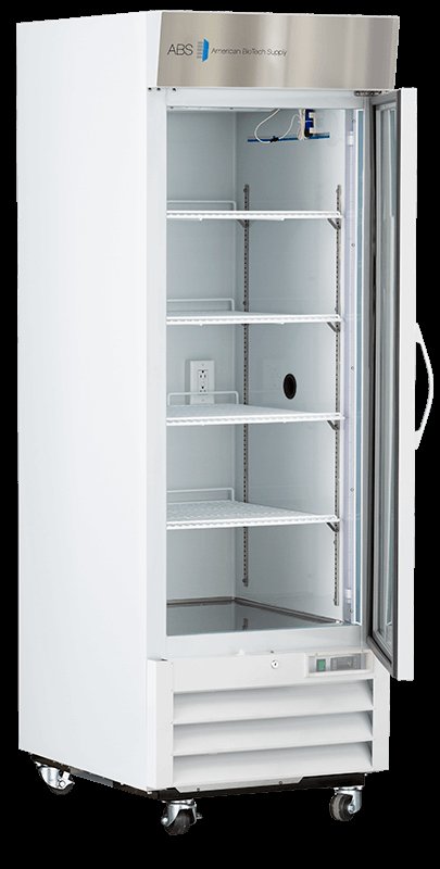 American Biotech Supply - ABT-HC-CS-23 - 23 Cu. Ft. Capacity Standard Glass Door Chromatography Refrigerator