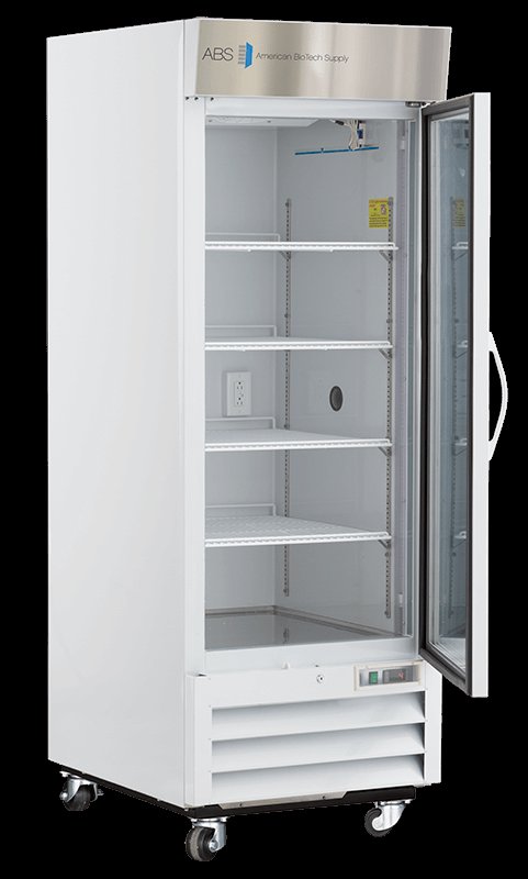 American Biotech Supply - ABT-HC-CS-26 - 26 Cu. Ft. Capacity Standard Glass Door Chromatography Refrigerator