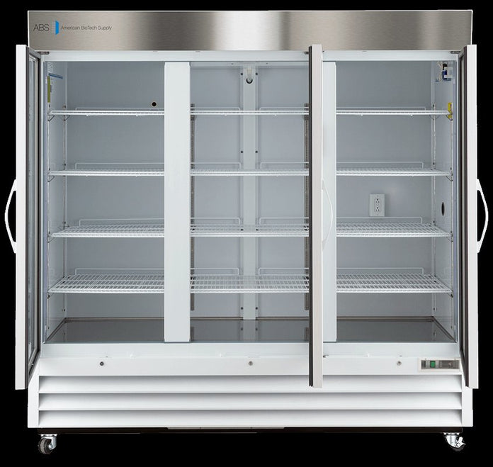 American Biotech Supply - ABT-HC-CS-72 - 72 Cu. Ft. Capacity Standard Glass Door Chromatography Refrigerator