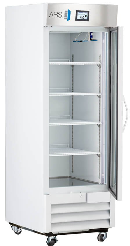 American Biotech Supply - ABT-HC-LP-12-TS - 12 Cu. Ft. TempLog Premier Laboratory Glass Door Refrigerator