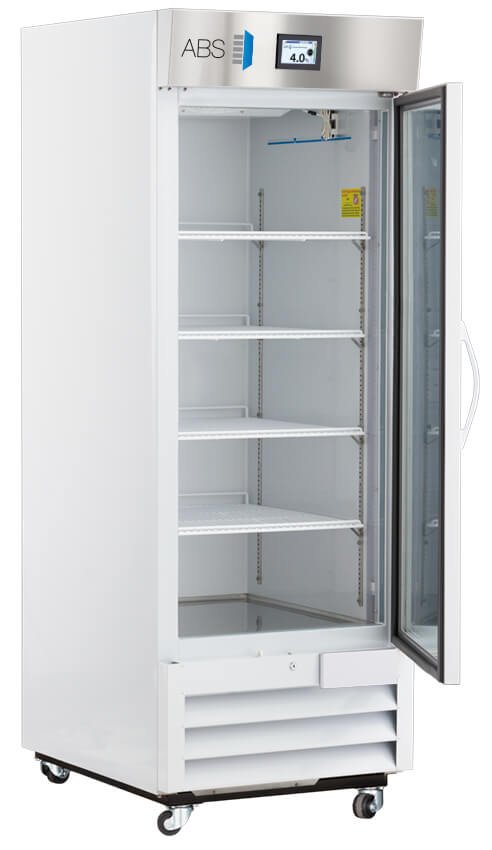 American Biotech Supply - ABT-HC-LP-26-TS - 26 Cu. Ft. TempLog Premier Laboratory Glass Door Refrigerator