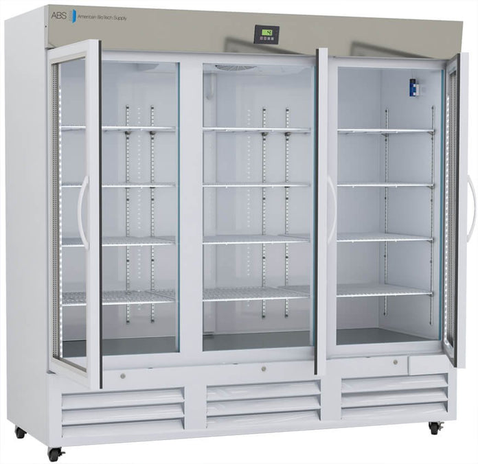 American Biotech Supply - ABT-HC-LP-72 - 72 Cu. Ft. Capacity Premier Glass Door Laboratory Refrigerator