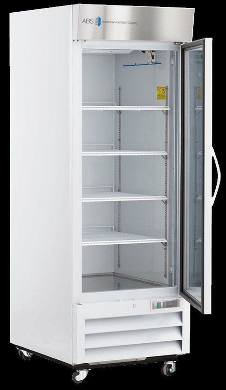 American Biotech Supply - ABT-HC-LS-26 - 26 Cu. Ft. Capacity Standard Glass Door Laboratory Refrigerator