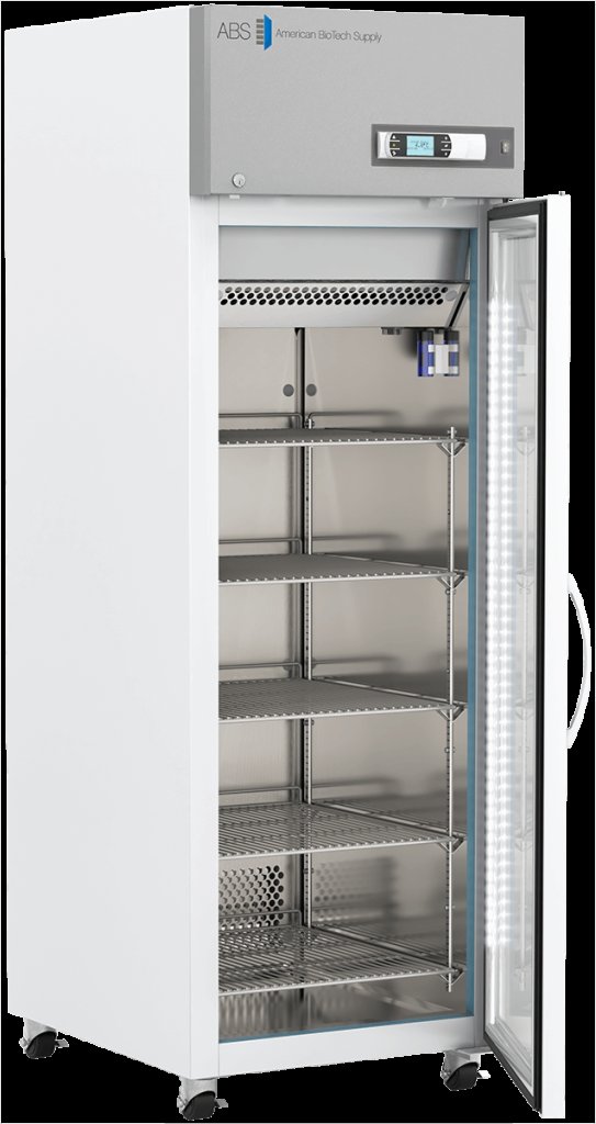 American Biotech Supply - ABT-HC-PL-23 - 23 Cu. Ft. Premium Laboratory Glass Door Refrigerator