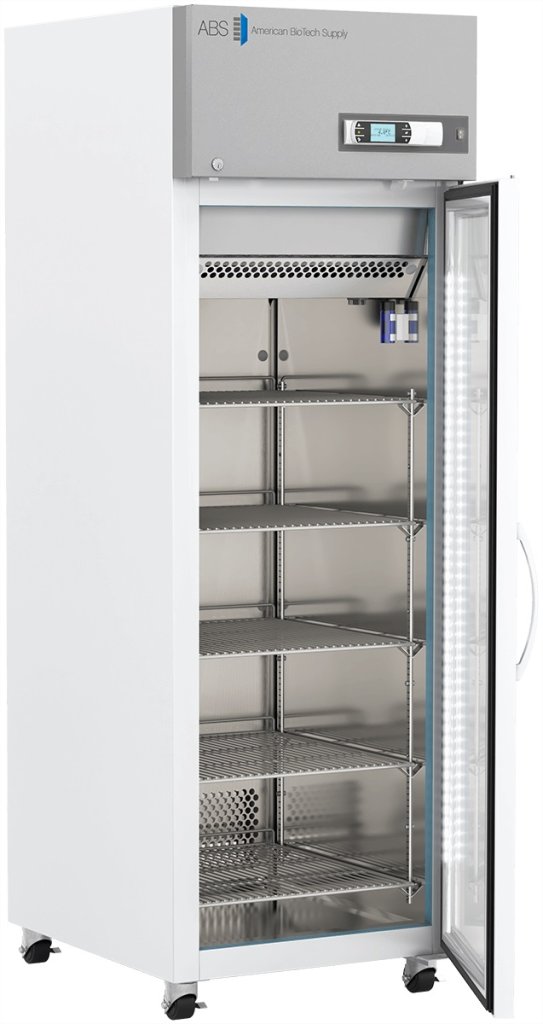 American Biotech Supply - ABT-HC-PL-23 - 23 Cu. Ft. Premium Laboratory Glass Door Refrigerator
