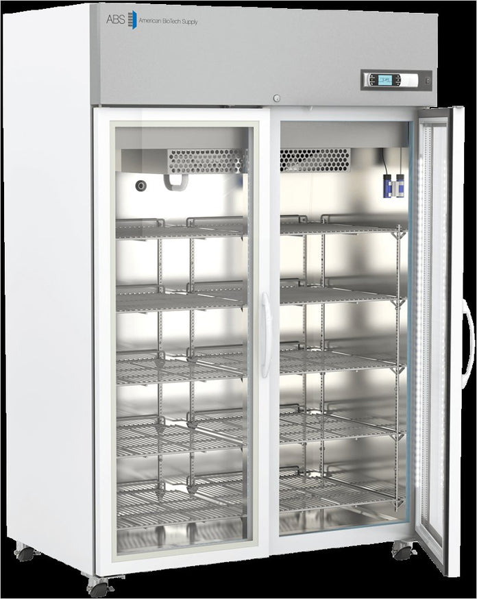 American Biotech Supply - ABT-HC-PL-49 - 49 Cu. Ft. Premium Laboratory Glass Door Refrigerator