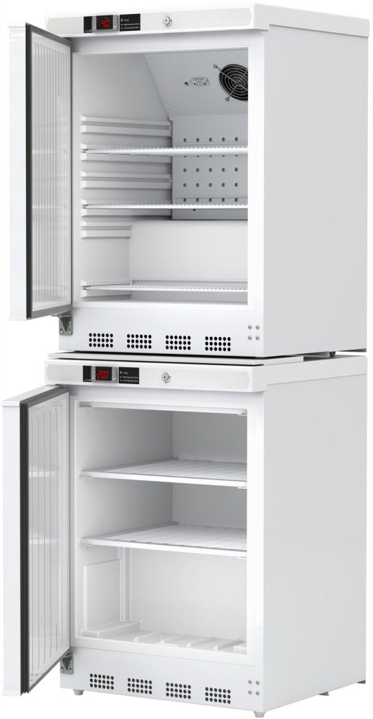 American Biotech Supply - ABT-HC-RFC9-LH - 9 Cu. Ft. Refrigerator and Freezer Combination, Left Hinged