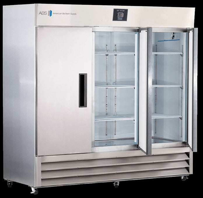 American Biotech Supply - ABT-HC-SSP-72 - 72 Cu. Ft. Capacity Premier Stainless Steel Laboratory Refrigerator