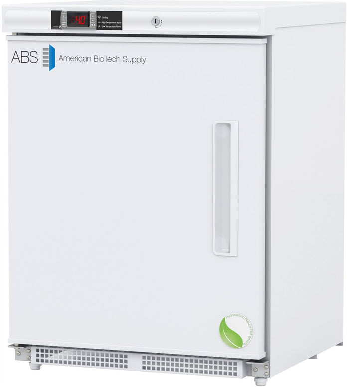 American Biotech Supply - ABT-HC-UCBI-0404-ADA-LH - 4.6 Cu. Ft. Premier Solid Door Undercounter Refrigerator Built-In, ADA-Left Hinged