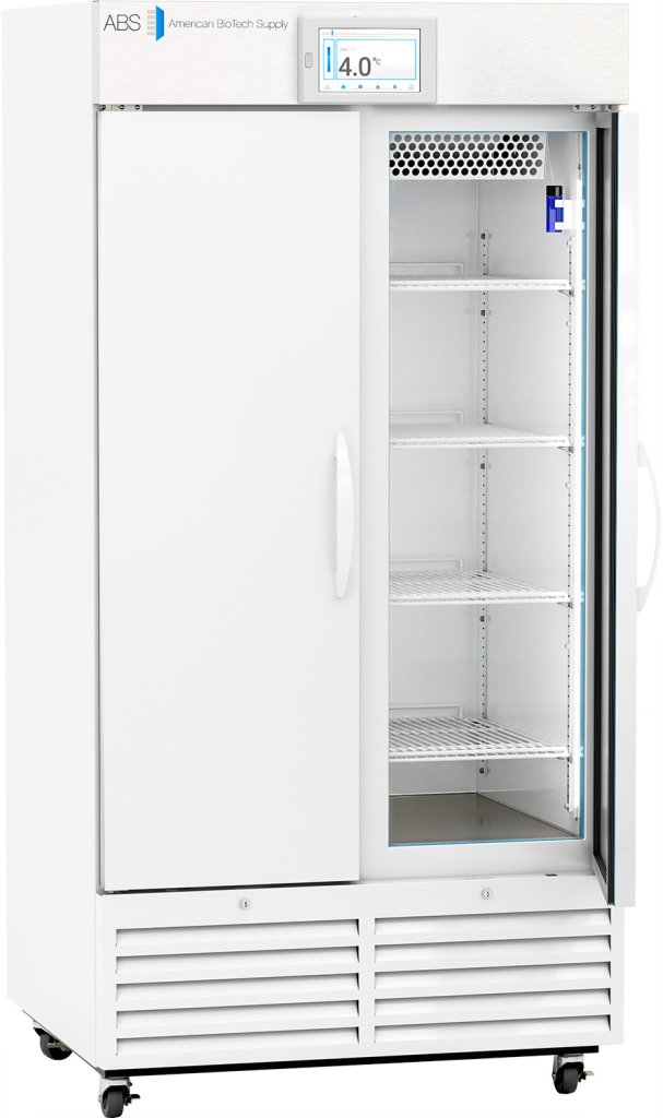 American Biotech Supply - ABT-VS-36S-TS - 36 Cu. Ft. TempLog Premier Touchscreen Solid Door Laboratory Refrigerator with Variable Speed Compressor