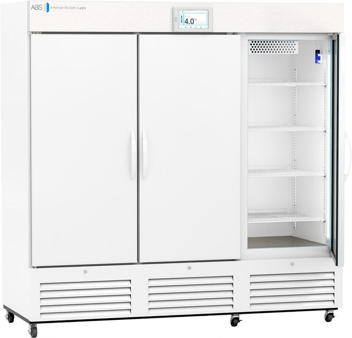 American Biotech Supply - ABT-VS-72S-TS - 72 Cu. Ft. Touchscreen Solid Door Laboratory Refrigerator with Variable Speed Compressor