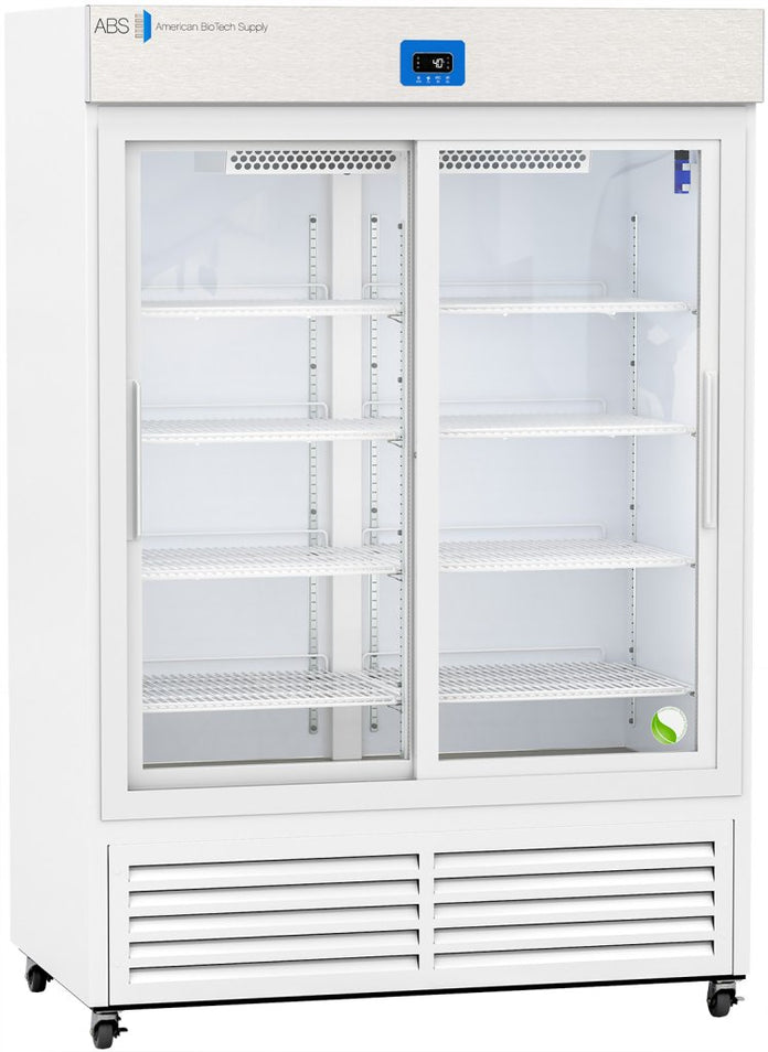 American Biotech Supply - ABT-VS-LP-47 - 47 Cu. Ft. Premier Sliding Glass Door Laboratory Refrigerator with Variable Speed Compressor