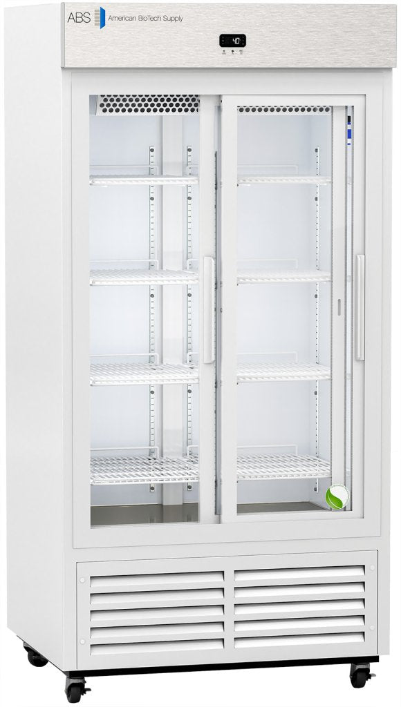 American Biotech Supply - ABT-VS-LS-33 - 33 Cu. Ft. Standard Sliding Glass Door Laboratory Refrigerator
