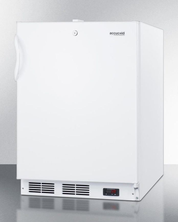 Accucold - ACF48WADALHD - 24" Wide Built-In All-Freezer, ADA Compliant, Left Hand Door