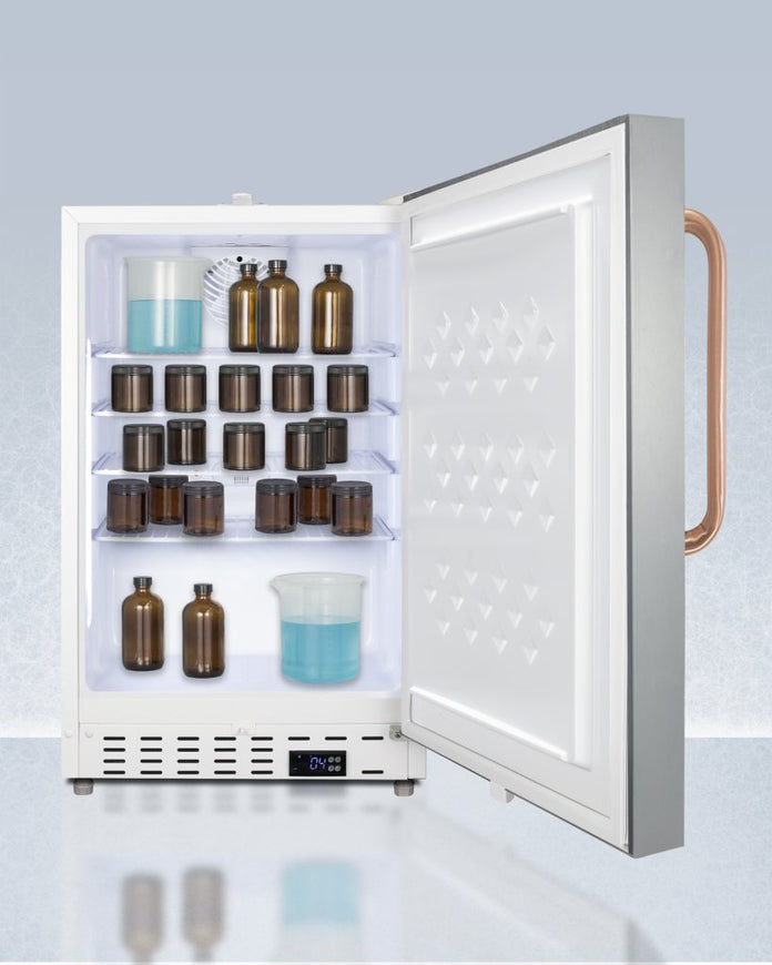 Accucold - ADA404REFSSTBCLHD - 21" Wide Built-In Healthcare All-Refrigerator, ADA Compliant, Left Hand Door