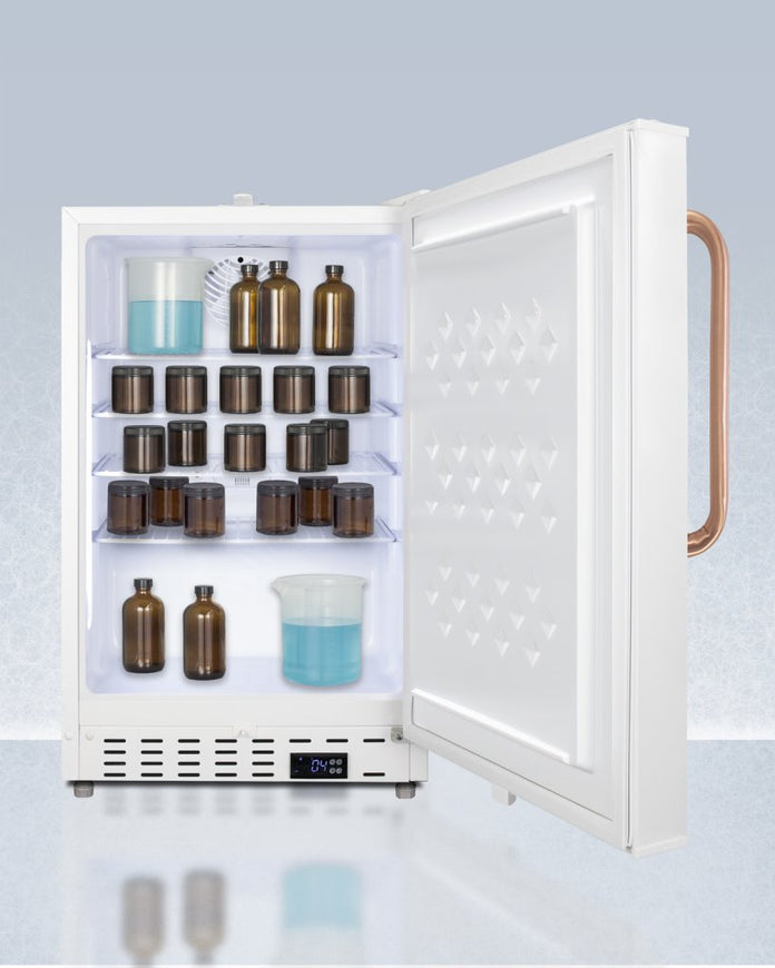 Accucold - ADA404REFTBCLHD - 20" Wide Built-In Healthcare All-Refrigerator, ADA Compliant, Left Hand Door