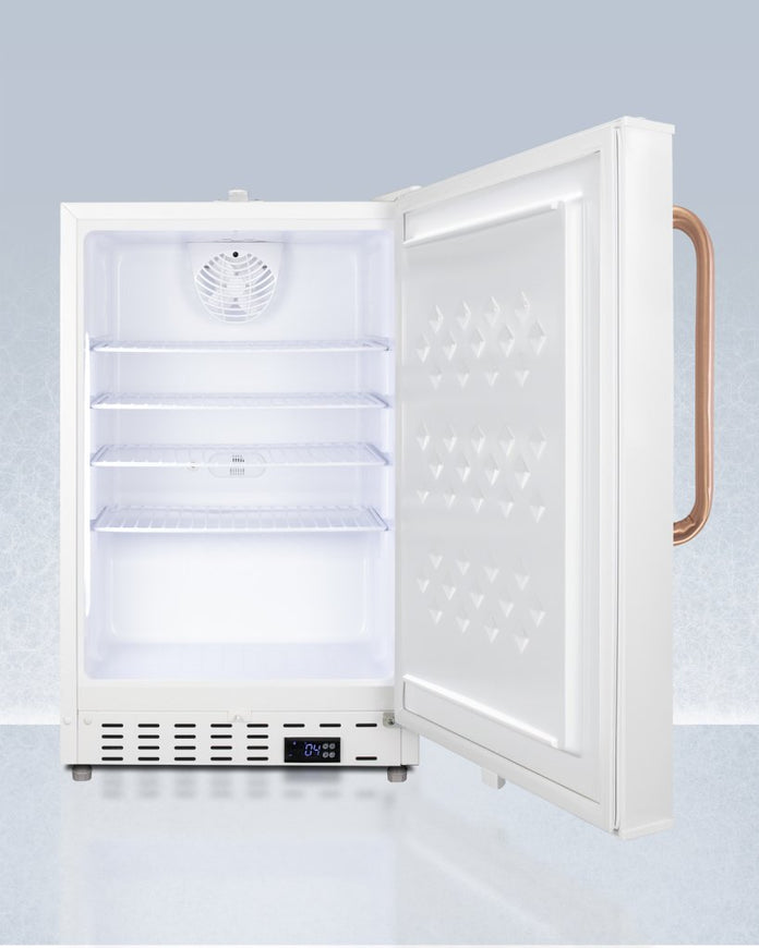 Accucold - ADA404REFTBCLHD - 20" Wide Built-In Healthcare All-Refrigerator, ADA Compliant, Left Hand Door