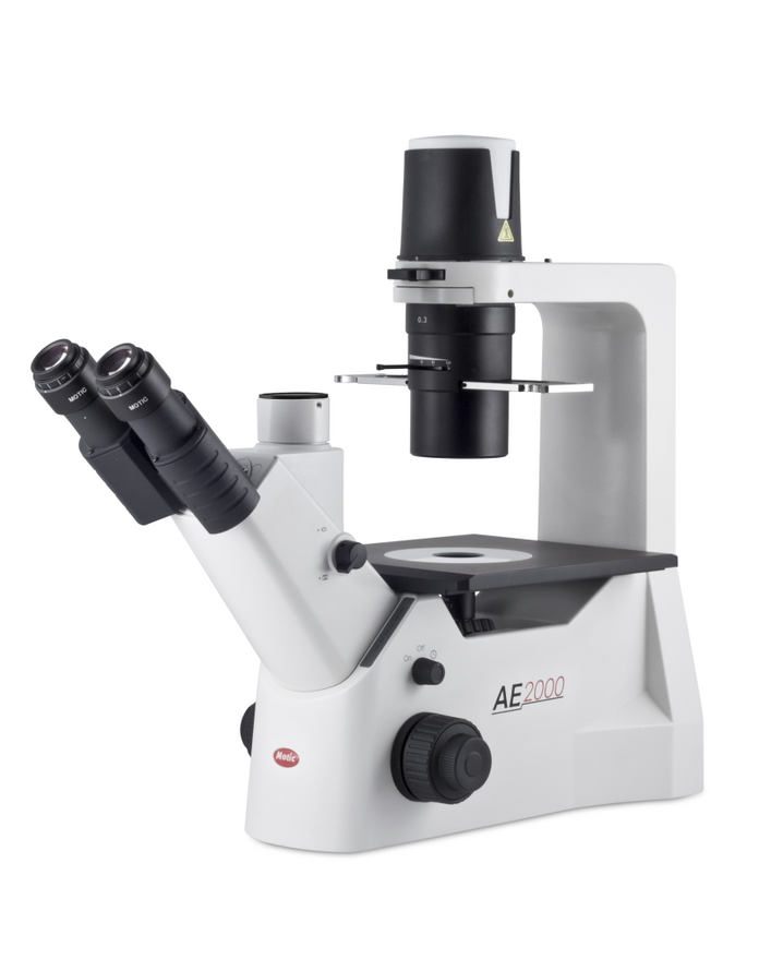 Motic Instruments - 1100103800267 - AE2000 Trinocular Inverted Microscopes LED - with PL PH 20x