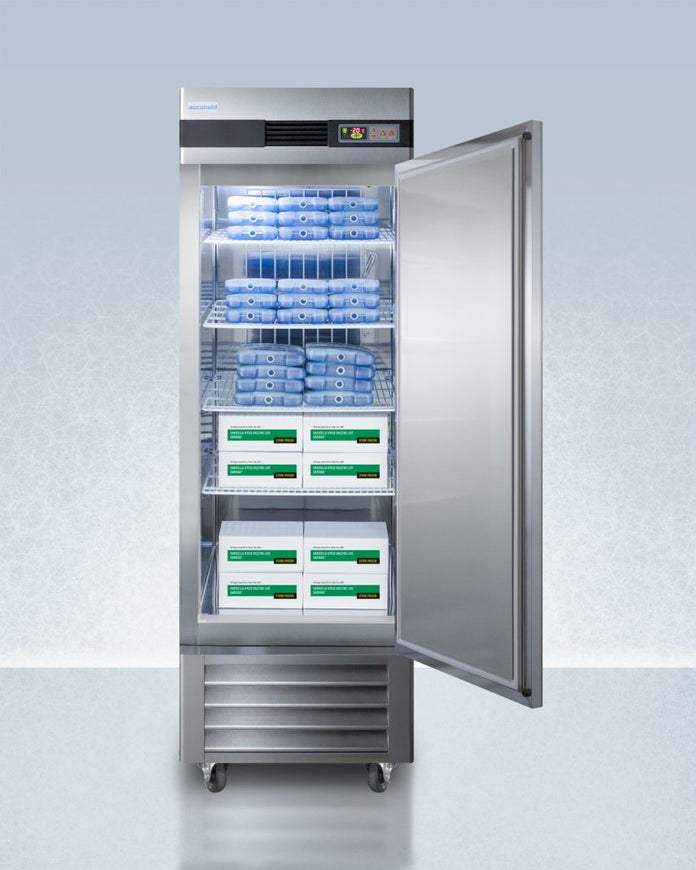 Accucold - AFS23MLPHI - 23 Cu.Ft. Upright Pharmacy Freezer, Probe Hole