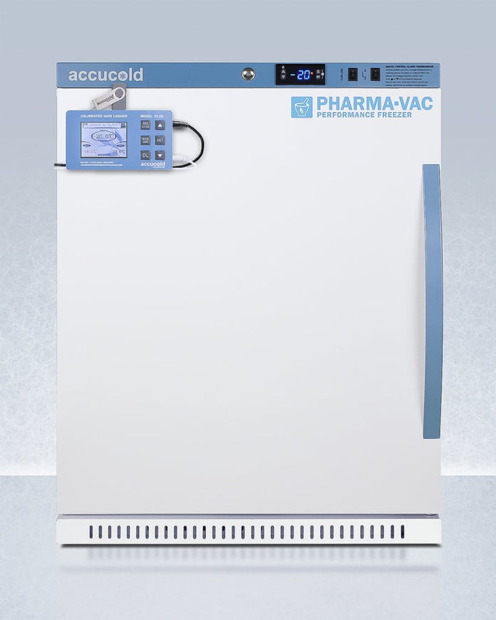 Accucold - AFZ5PVBIADADL2BLHD - 4 Cu. Ft. Vaccine Freezer, ADA Height