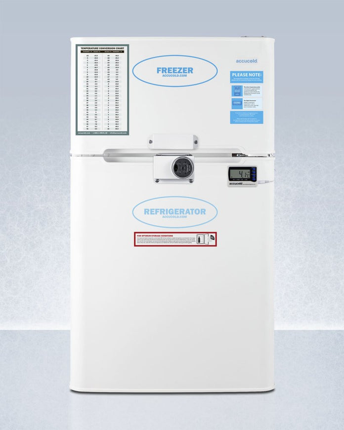 Accucold - AGP34RFLCALADA - 19" Wide General Purpose Refrigerator-Freezer, ADA Height
