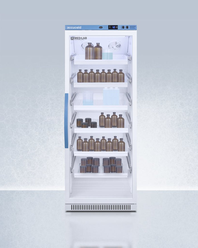 Accucold - ARG12MLDR - 12 Cu. Ft. Upright Laboratory Refrigerator with Removable Drawers