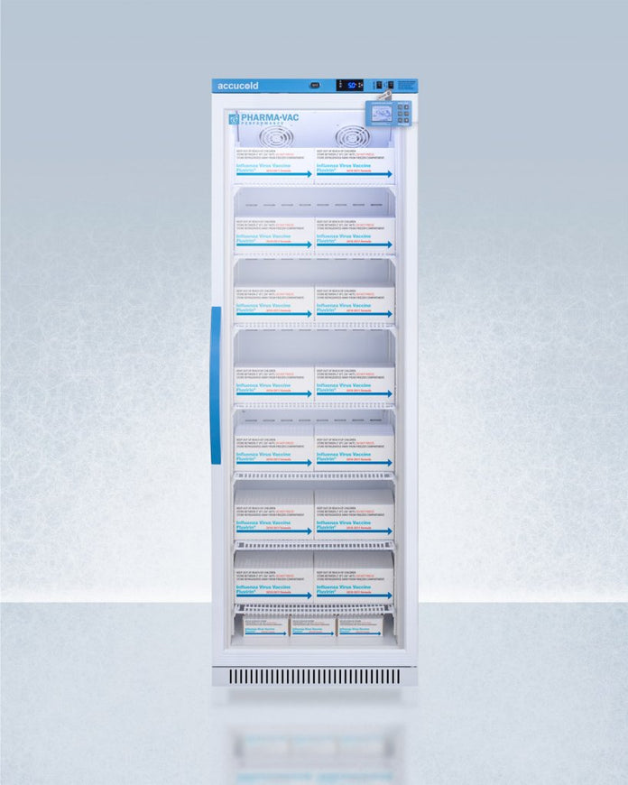 Accucold - ARG15PVDL2BLHD - 15 Cu.Ft. Upright Vaccine Refrigerator, Left Hand Door