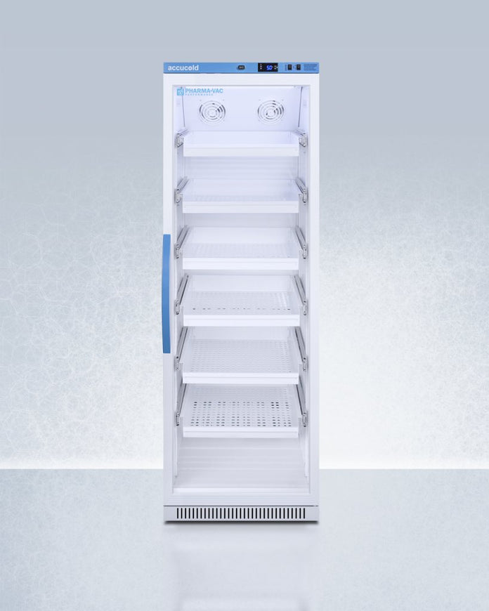 Accucold - ARG15PVDRLHD - 15 Cu.Ft. Upright Vaccine Refrigerator with Removable Drawers, Left Hand Door