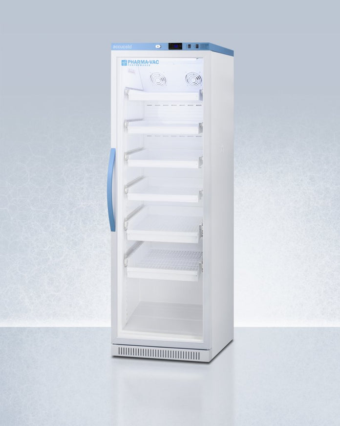 Accucold - ARG15PVDRLHD - 15 Cu.Ft. Upright Vaccine Refrigerator with Removable Drawers, Left Hand Door