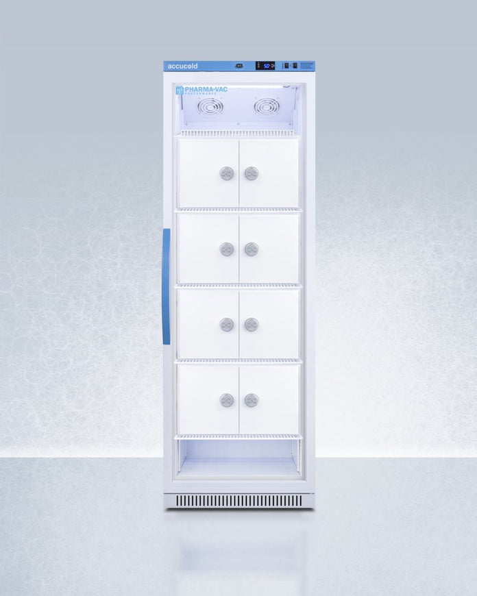 Accucold - ARG15PVLOCKERLHD - 15 Cu.Ft. Upright Vaccine Refrigerator with Interior Lockers, Left Hand Door