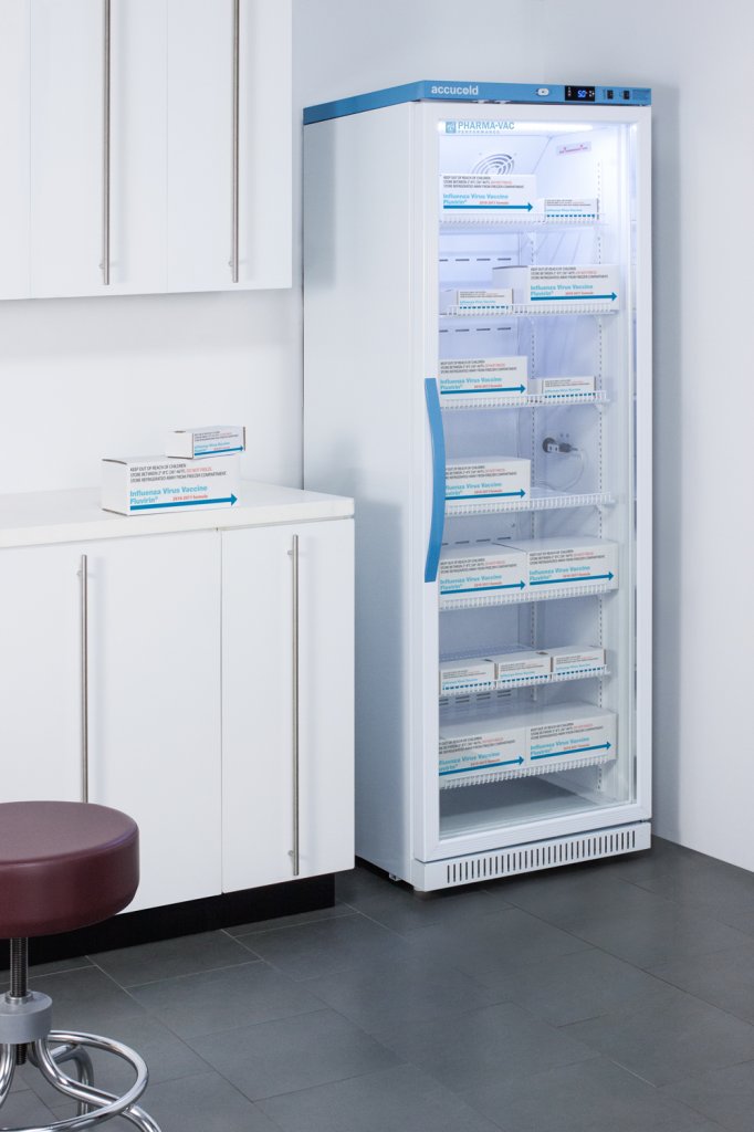 Accucold - ARG15PVLHD - 15 Cu.Ft. Upright Vaccine Refrigerator, Left Hand Door