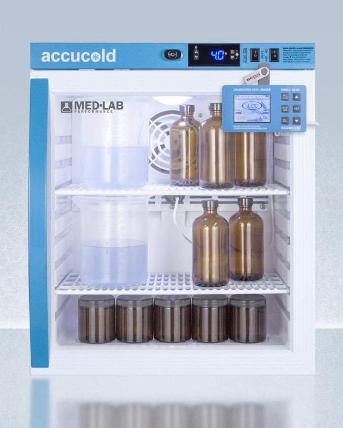 Accucold - ARG1MLDL2B - 1 Cu.Ft. Compact Laboratory Refrigerator