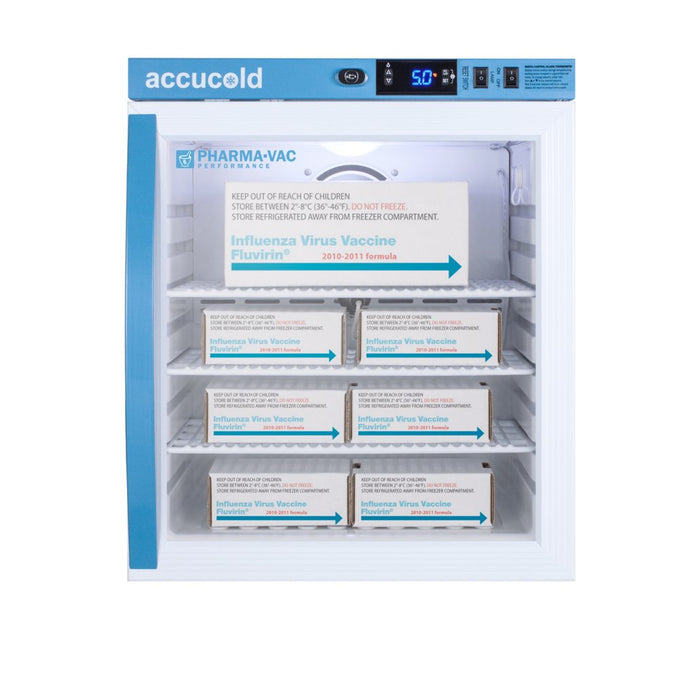 Accucold - ARG1PVLHD - 1 Cu.Ft. Compact Vaccine Refrigerator, Left Hand Door