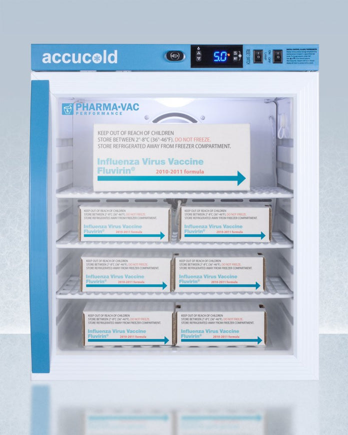 Accucold - ARG1PVLHD - 1 Cu.Ft. Compact Vaccine Refrigerator, Left Hand Door