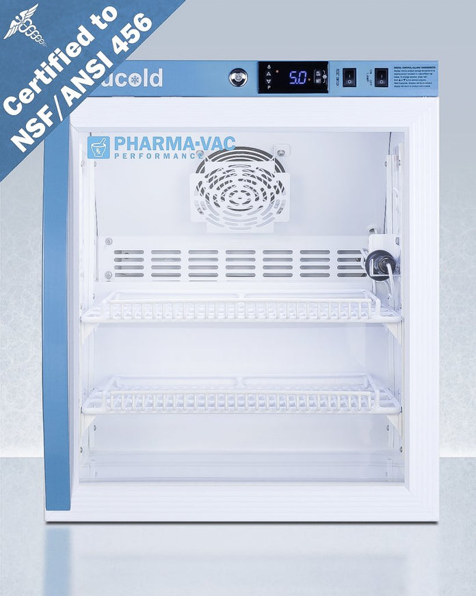 Accucold - ARG2PV456 - 2 Cu. Ft. Compact Vaccine Refrigerator, Certified to NSF/ANSI 456 Vaccine Storage Standard