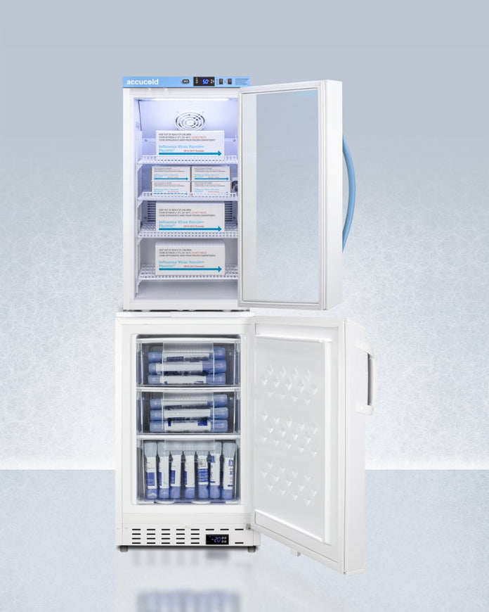 Accucold - ARG3PV-ADA305AFSTACK - 20" Wide Vaccine Refrigerator/Freezer Combination