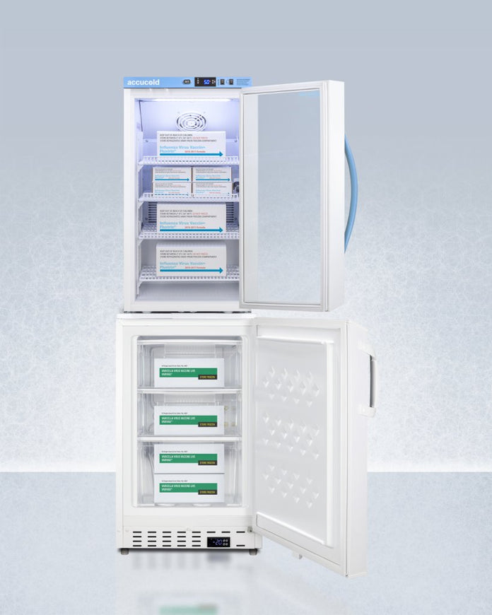 Accucold - ARG3PV-ADA305AFSTACKLHD - 20" Wide Vaccine Refrigerator-Freezer Combination, Left Hand Door