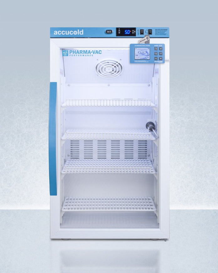 Accucold - ARG3PVDL2BLHD - 3 Cu.Ft. Counter Height Vaccine Refrigerator, Left Hand Door