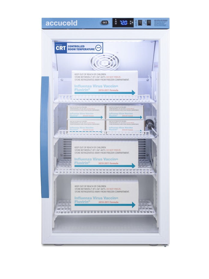 Accucold - ARG3PV-CRTLHD - 3 Cu.Ft. Counter Height Controlled Room Temperature Cabinet, Left Hand Door