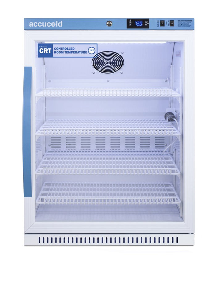 Accucold - ARG61PVBIADA-CRTLHD - 6 Cu.Ft. Upright Controlled Room Temperature Cabinet, ADA Height, Left Hand Door