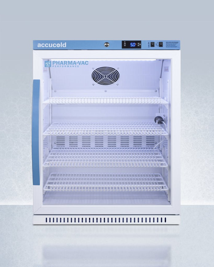 Accucold - ARG61PVBIADA-CRT - 6 Cu. Ft. Upright Controlled Room Temperature Cabinet, ADA Height