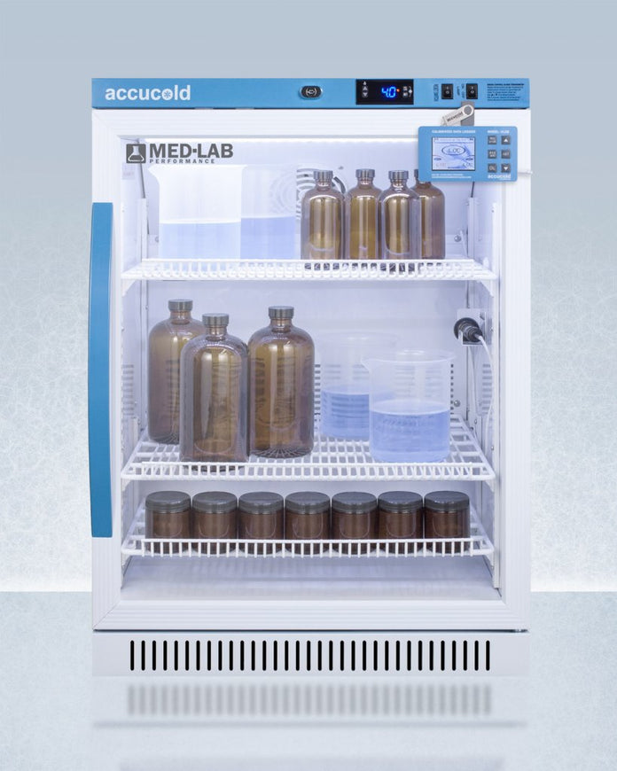 Accucold - ARG6MLDL2B - 6 Cu.Ft. ADA Height Laboratory Refrigerator